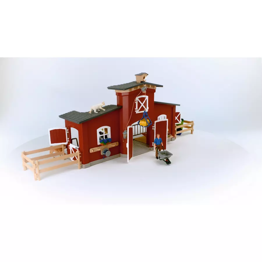 schleich® Farm World Große Farm mit Tieren und Zubehör 42606