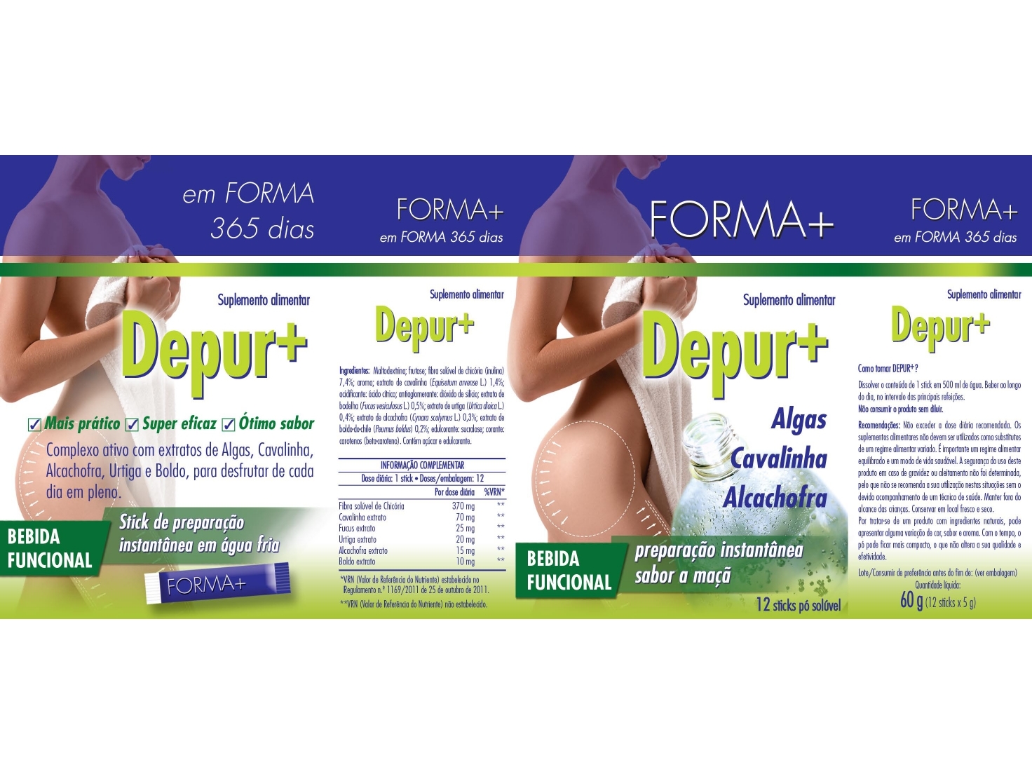 SUPLEMENTO FORMA  DEPURA  SOLÚVEL STICK 12X5G