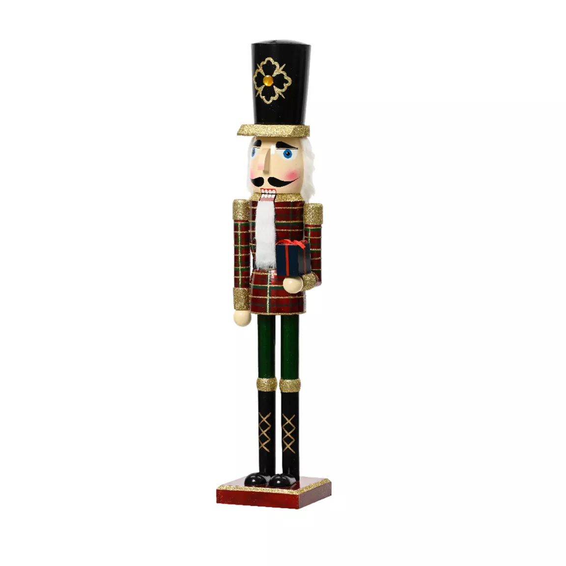 Soldat Casse-noisette en bois (H76 cm) Igor Tartan écossais