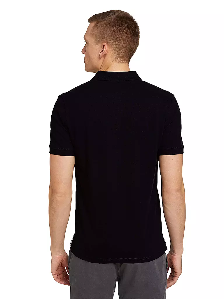TOM TAILOR Poloshirt schwarz