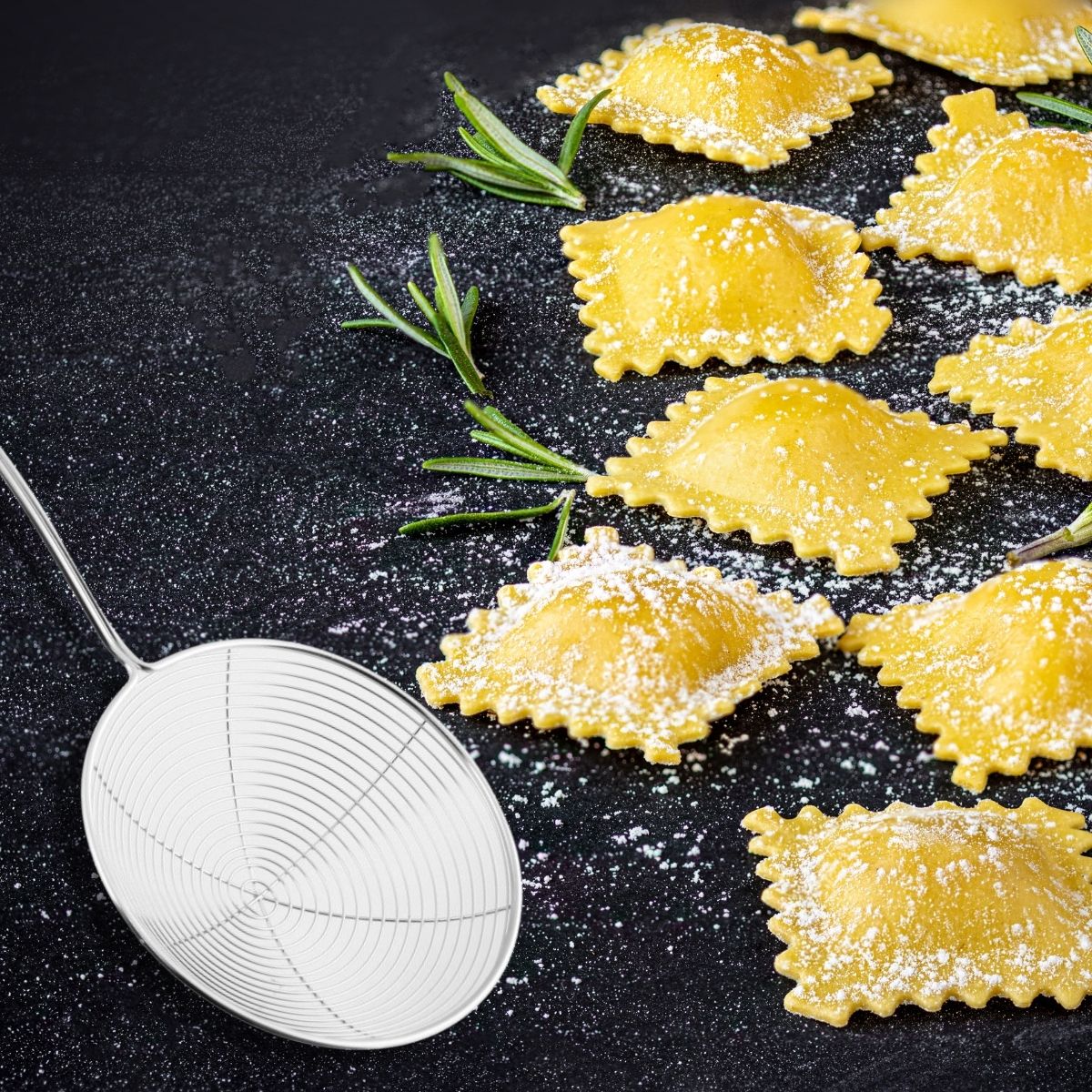 Araignée de cuisine en inox 36 cm Ovale Limited Edition Fackelmann