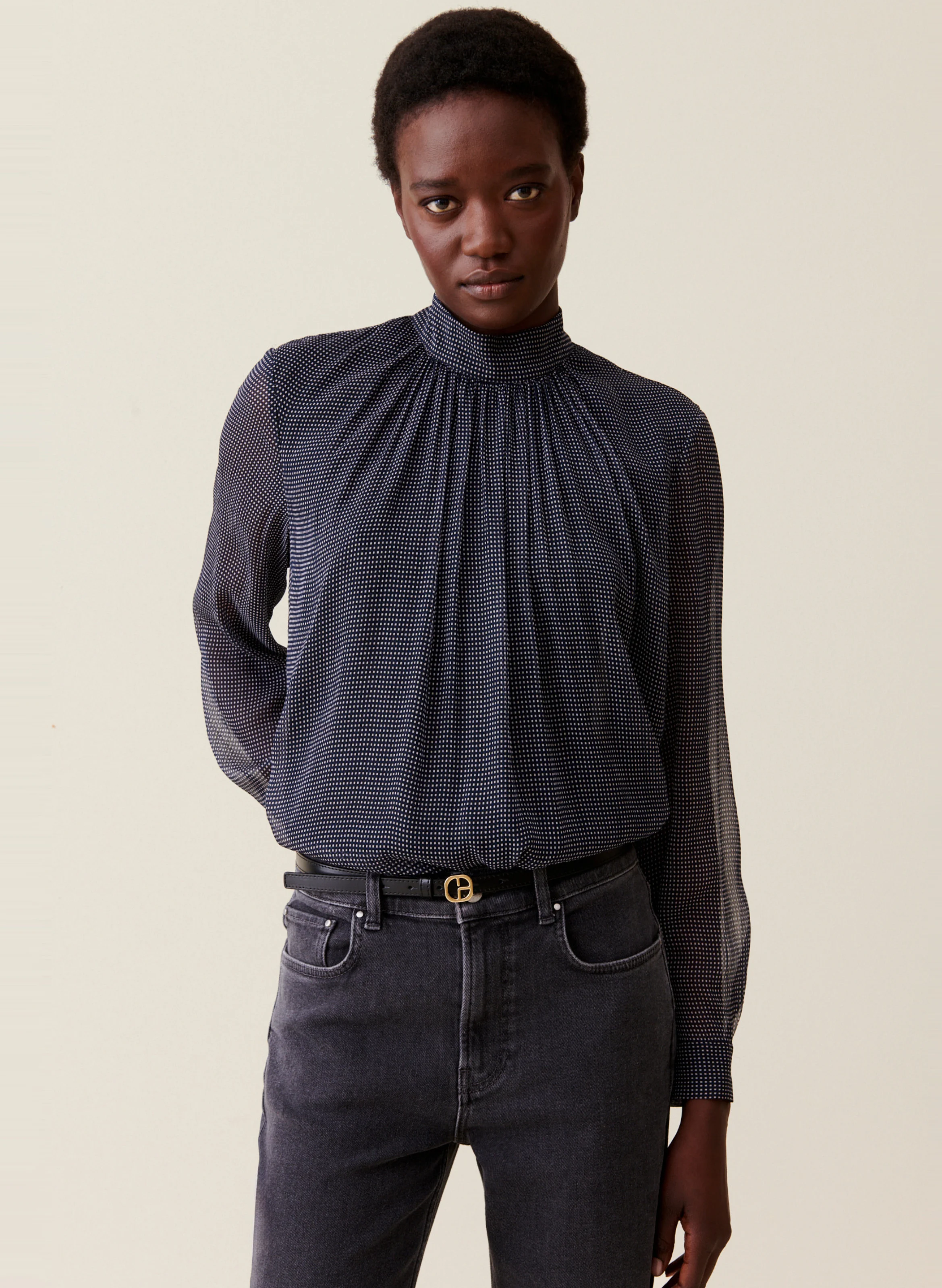 Ceinture en cuir| Noir