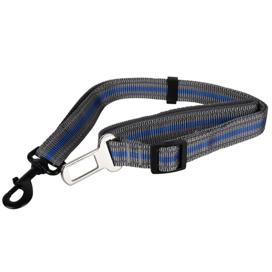 Cinto de segurança para cães em carros | Dimensões: 114 x 2,4 cm | Feito de poliéster e metal