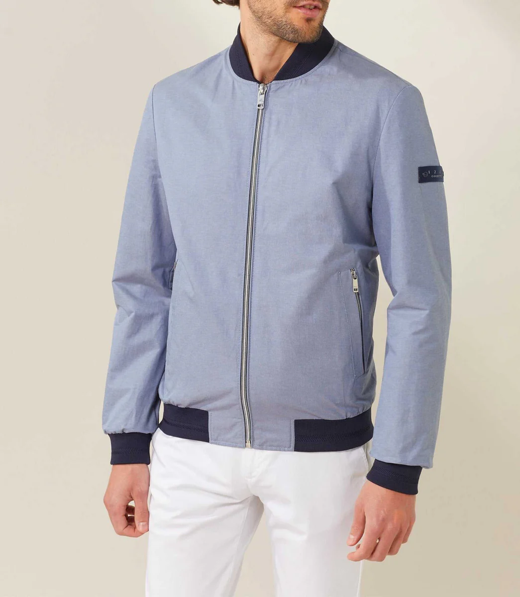 Blouson léger bleu 