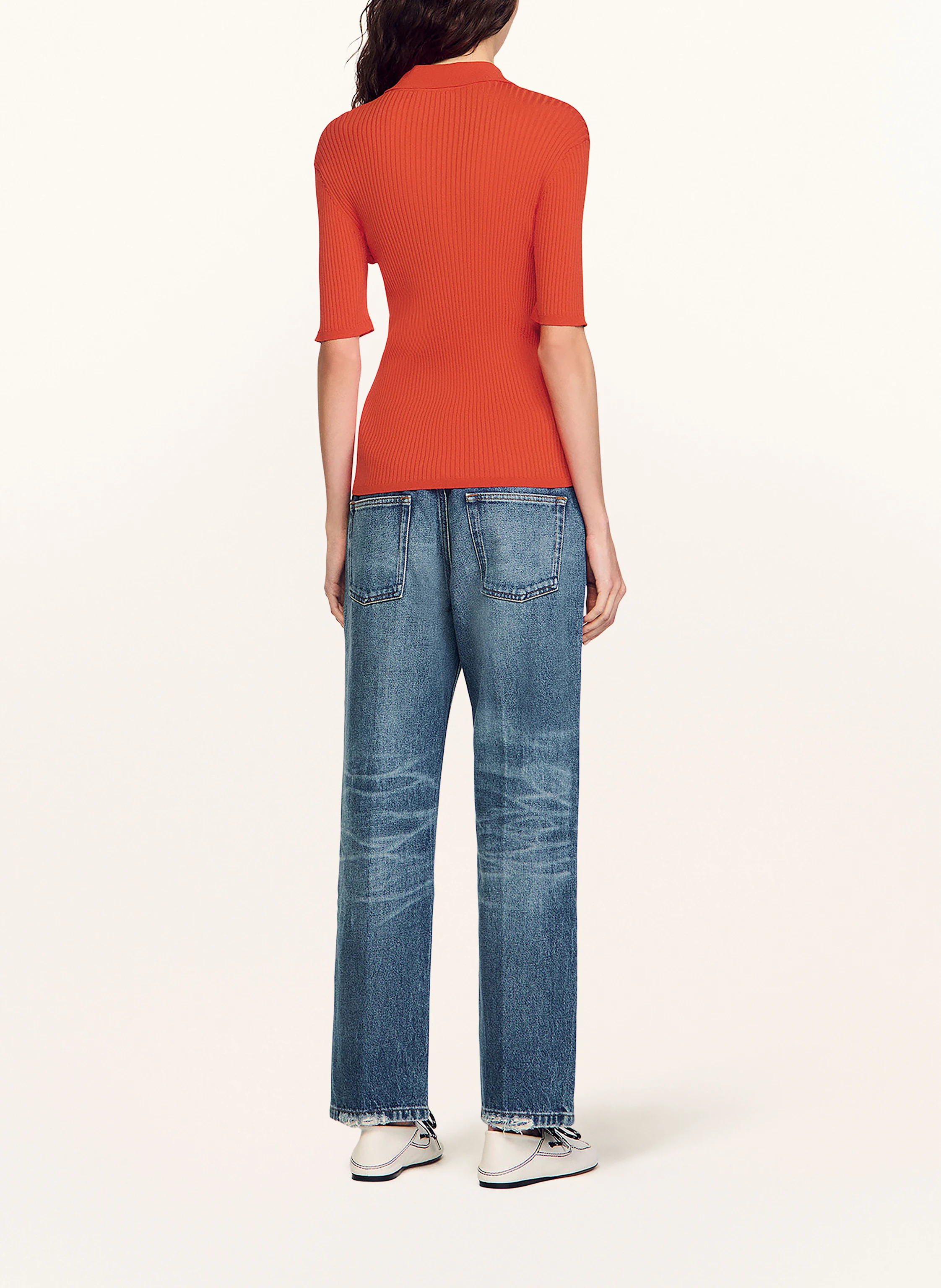 SANDRO Strickshirt