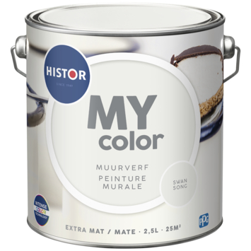 Histor My Color muurverf extra mat swansong 2,5 liter