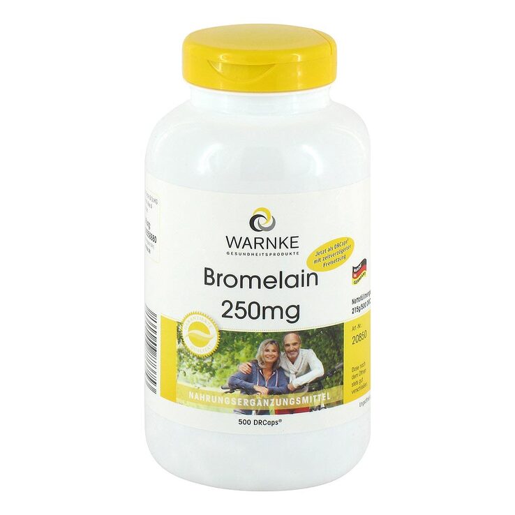 Bromelain 250 mg magensaftresistente Kapseln, 500 St