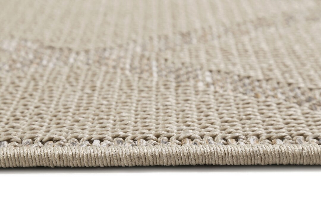 ESPRIT Outdoorteppich RHOMB 133 x 200 cm beige/grau