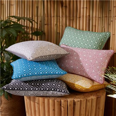 Coussin double face graphique