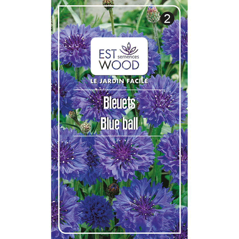 Semence graines de Bleuet boule bleue 1 gr