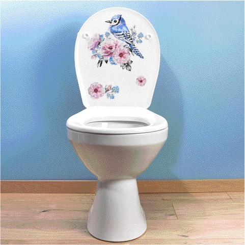 Stickers WC Oiseau