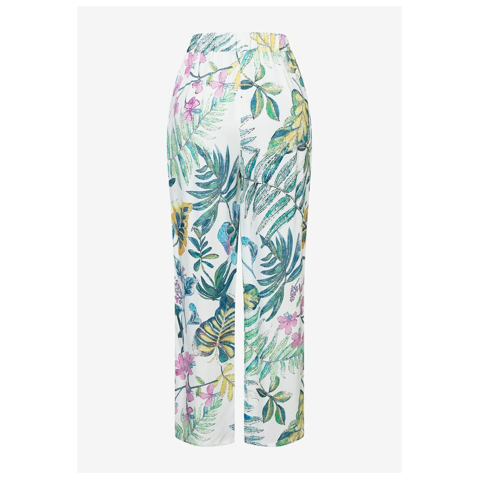 More & More Satin Print Pants