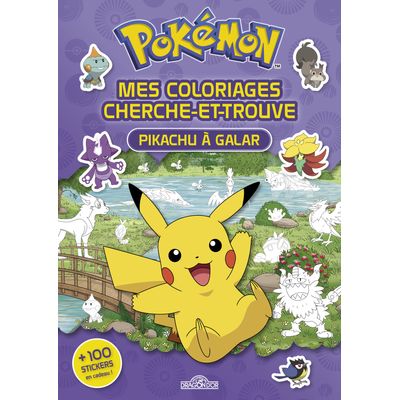 Pokemon Pikachu à Galar Mes Coloriages Cherche et Trouve
