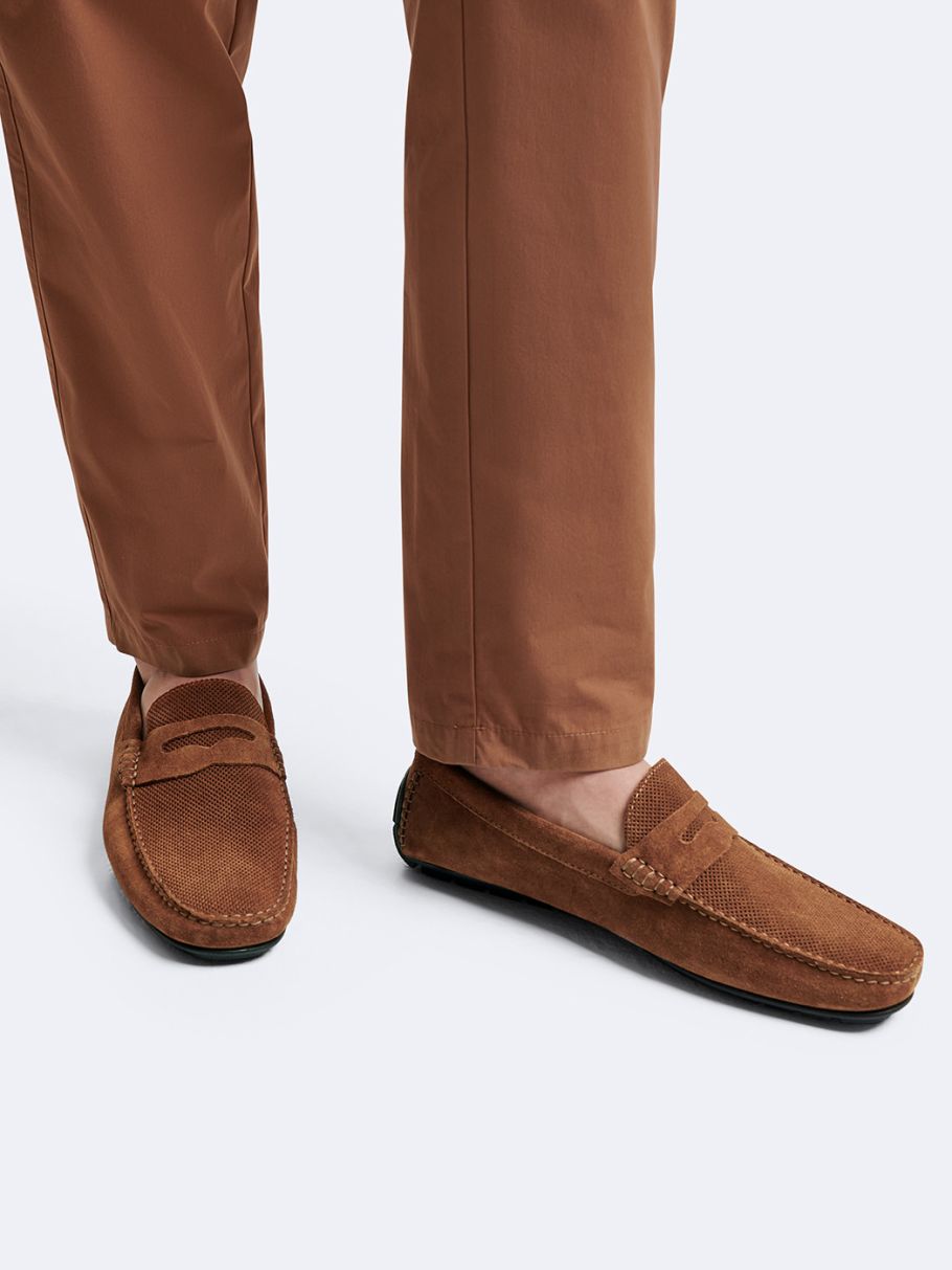 Mocassins en cuir