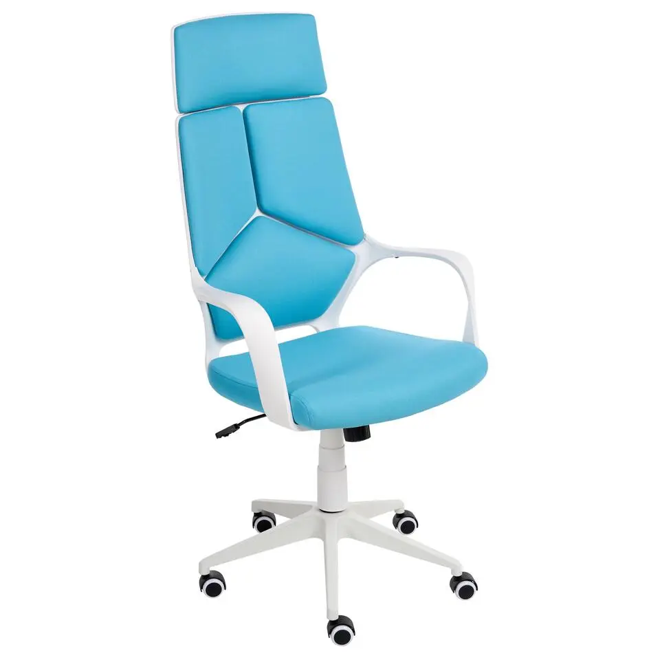 DELIGHT - Bureaustoel - Blauw - Polyester