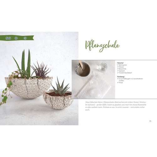 Deko-Liebe Beton - Stilvolle Wohn- und Gartenaccessoires selbst gemacht