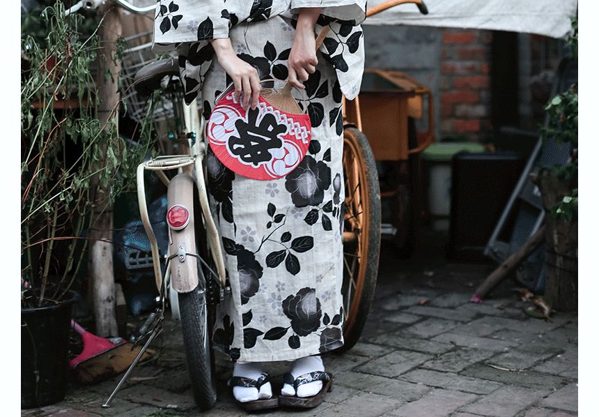 Bloomsoon - Kimonokostuum / set met bloemenprint