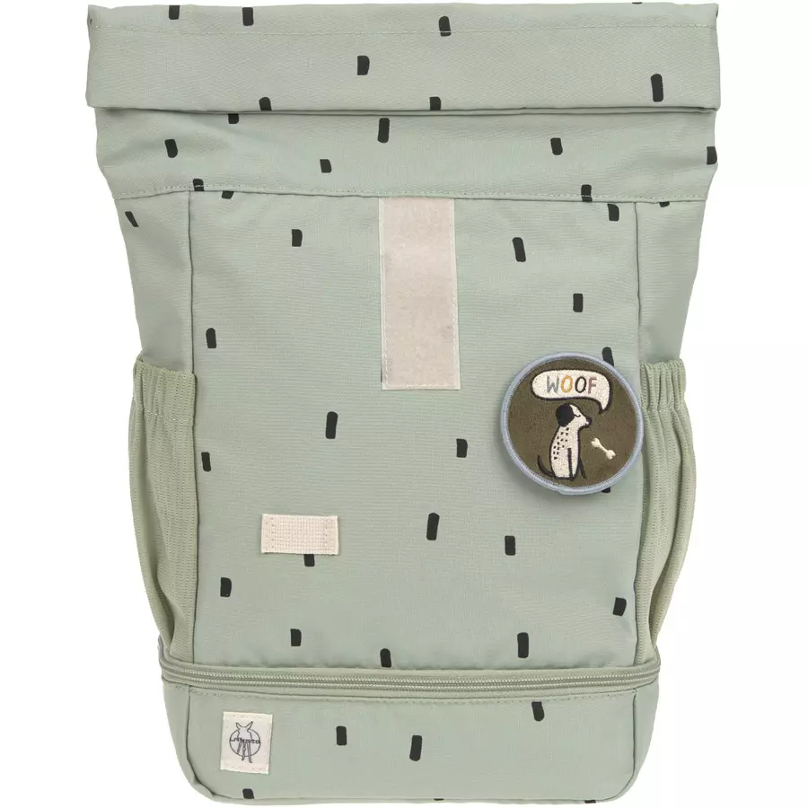 LÄSSIG Mini Rolltop Backpack Happy Prints light olive