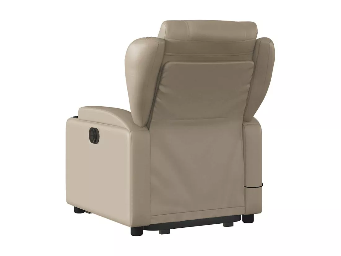 Fauteuil inclinable massant Cappuccino Similicuir
