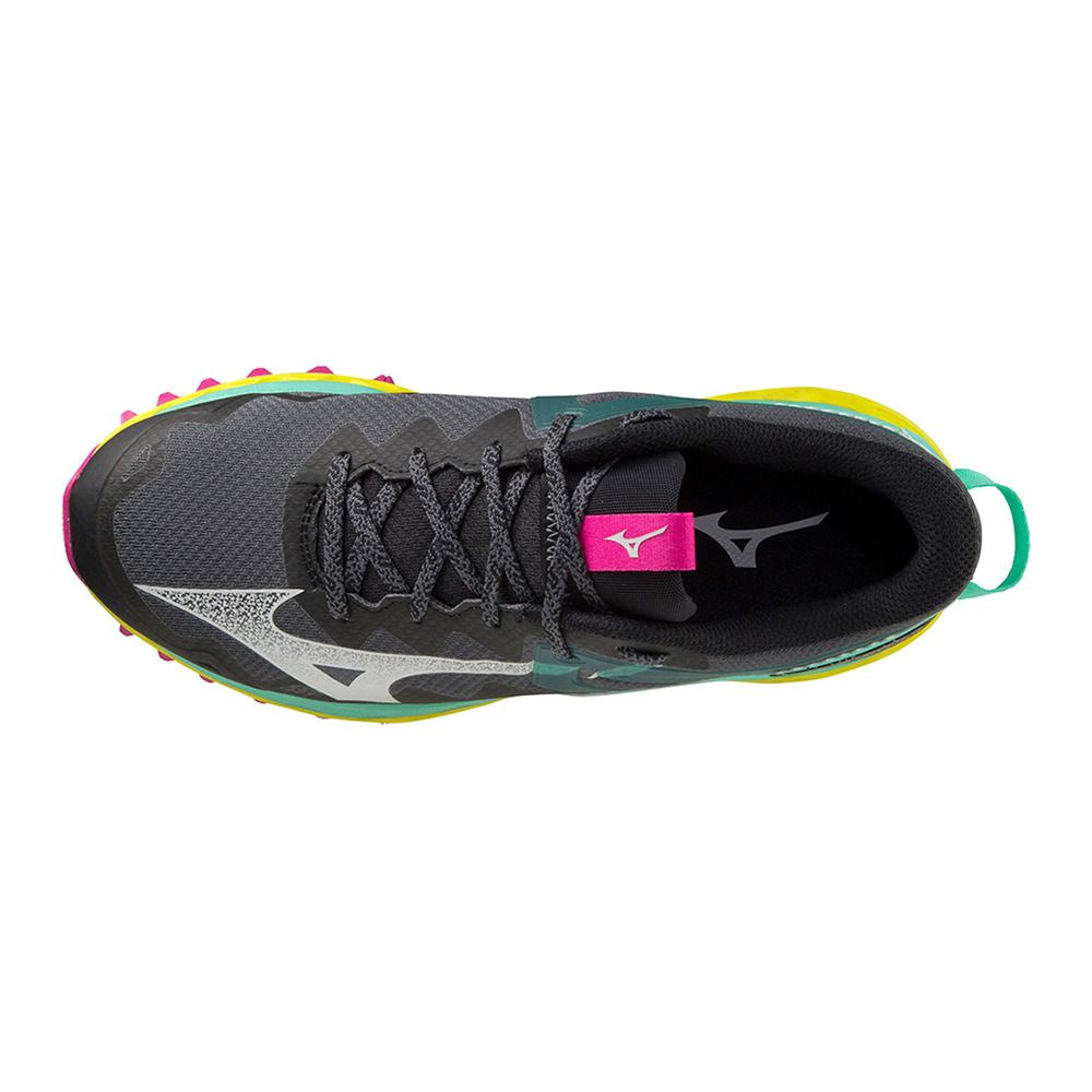 Mizuno WAVE MUJIN 9 - Chaussures trail Femme irongate/nimbuscloud/biscaygreen