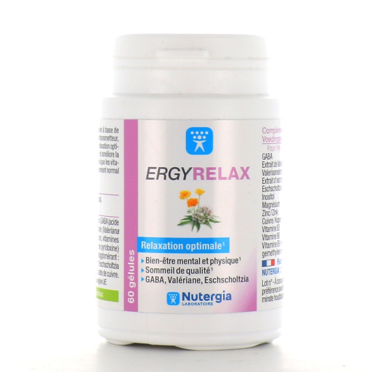 Nutergia Ergyrelax Relaxation Optimale - 60 gélules