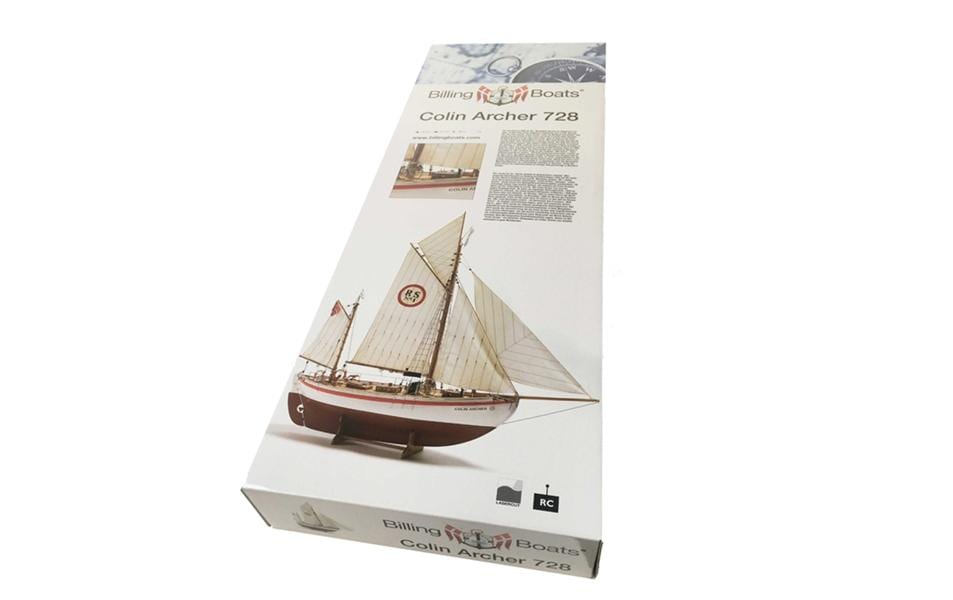 Bausatz Segelschiff Colin Archer, 1270 mm 1:15<br>Detailgetreuer Segelschiff Modellbausatz