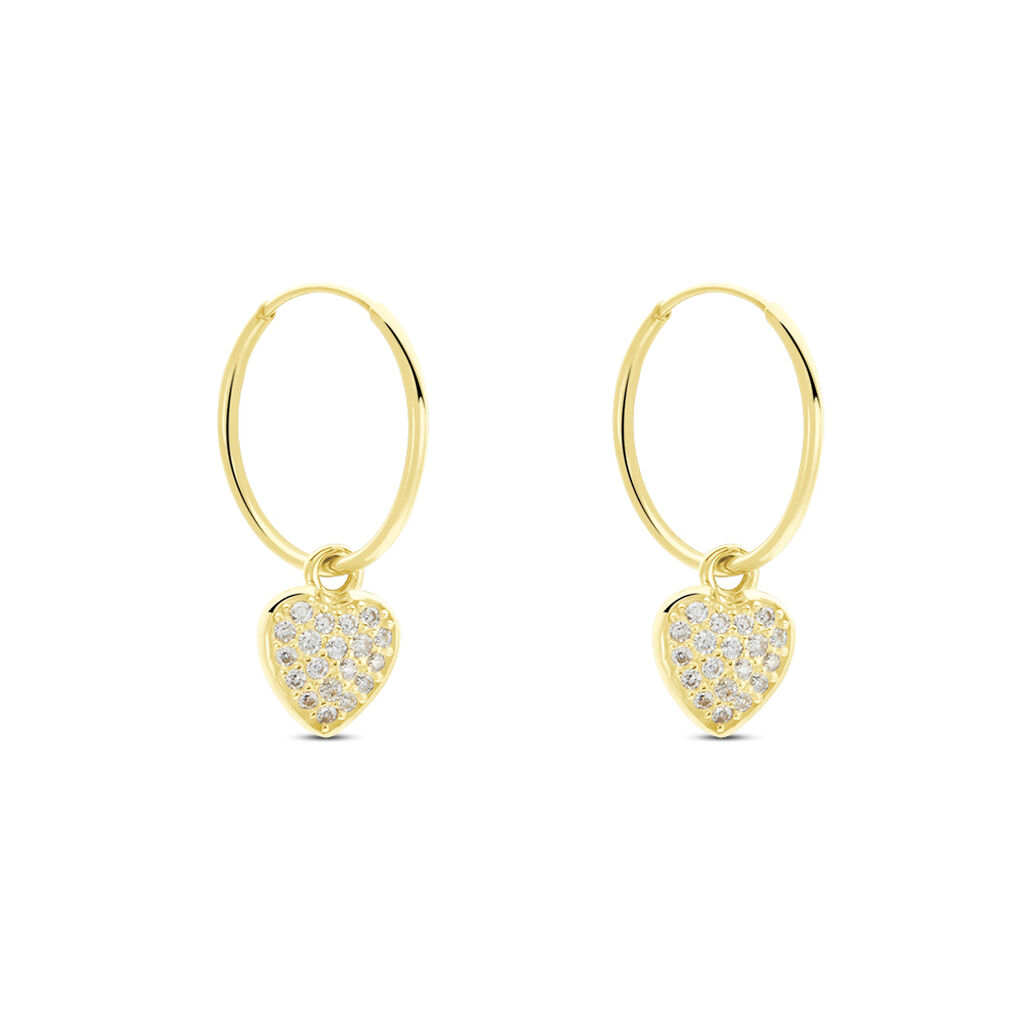 Créoles Lulu Or Jaune Oxyde