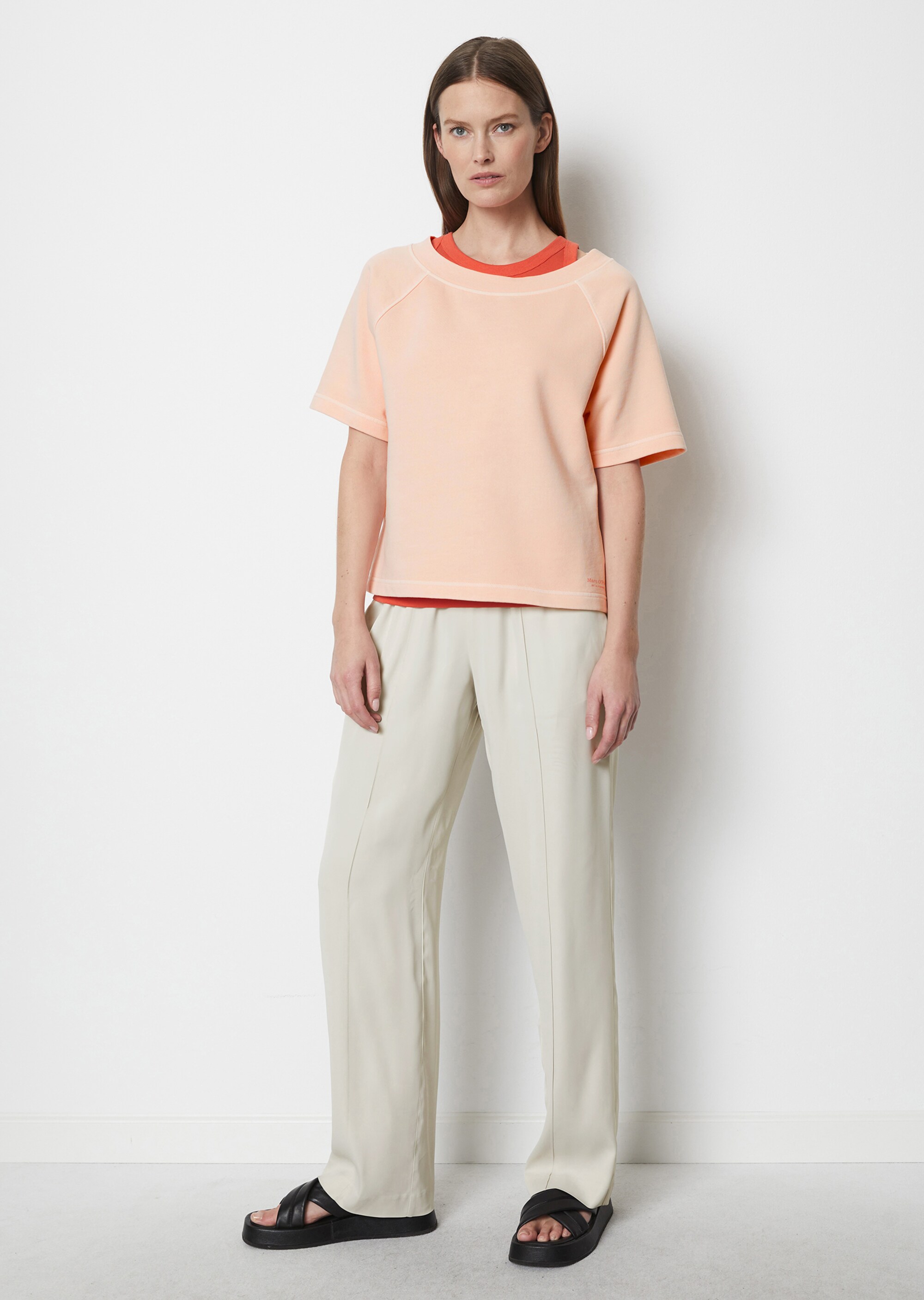 Kurzarm-Sweatshirt aus Organic Cotton