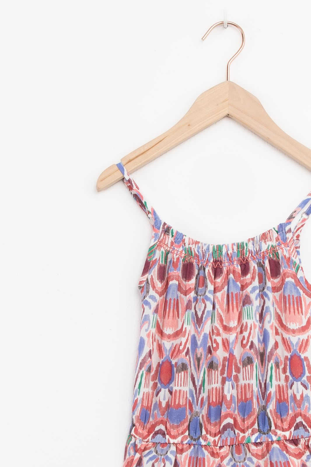 Multicolour jumpsuit met ikat print