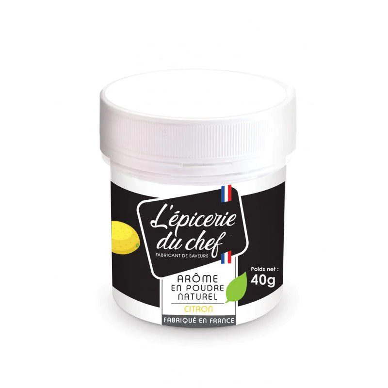 Arôme alimentaire naturel en poudre de Citron 40 g Scrapcooking