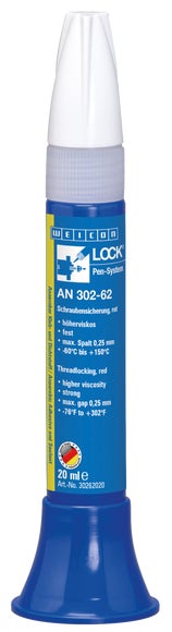 WEICONLOCK® AN 302-62 Schroefdraadborgmiddel | sterk, hoge viscositeit | 20 ml | rood