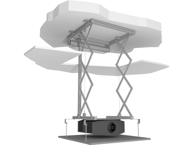 Celexon Deckenhalterung PL1000 Plus Grau ausfahrbar bis 96cm
