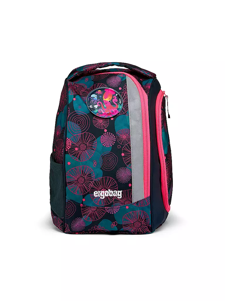 ERGOBAG Schultaschen Set 6tlg PACK - KorallBär  dunkelblau