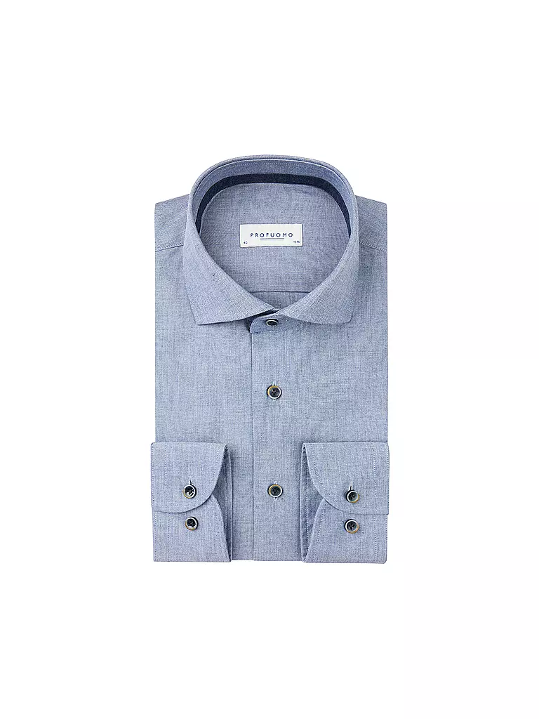 PROFUOMO Hemd Slim Fit  blau