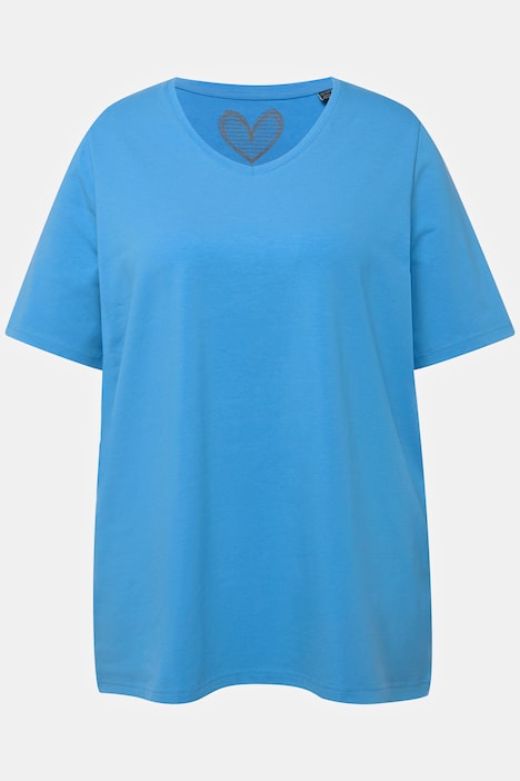 T-Shirt, A-Linie, V-Ausschnitt, Halbarm
