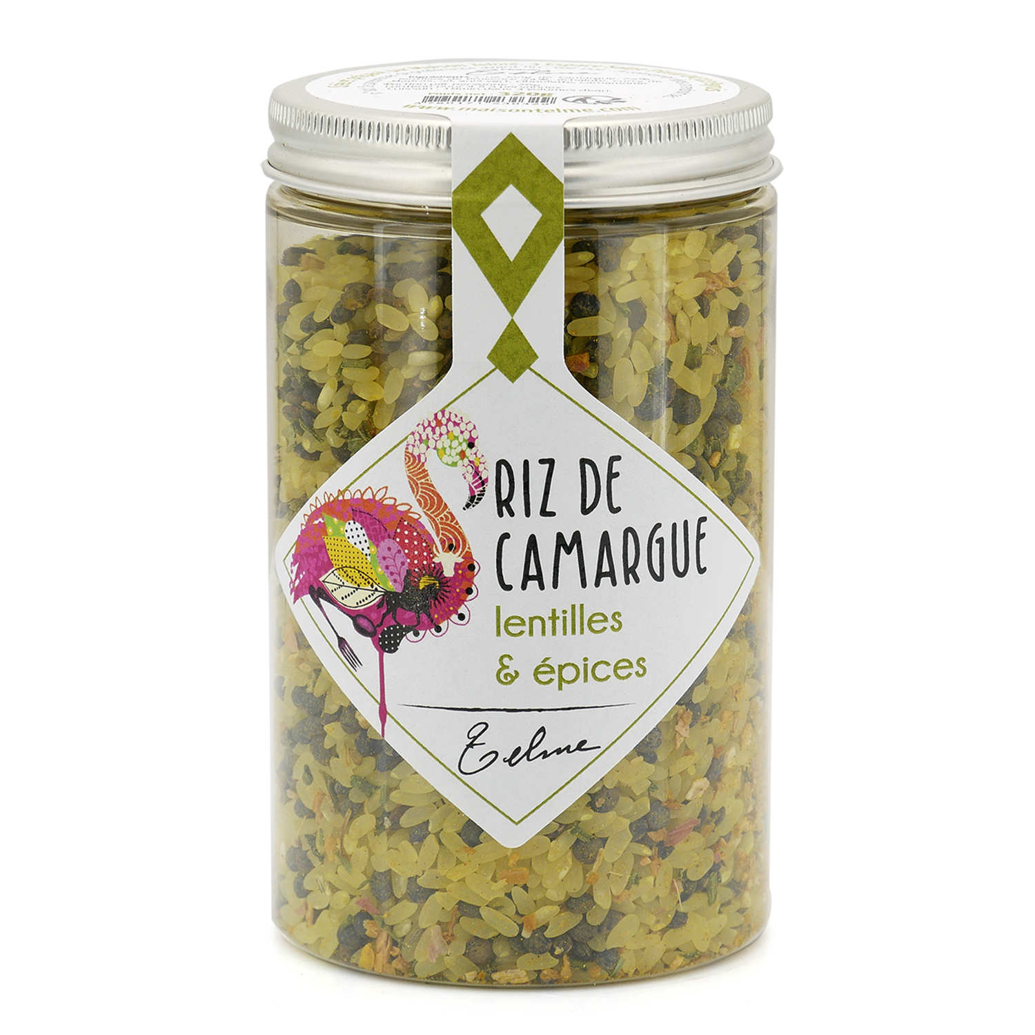 Riz de Camargue aux lentilles et aux épices - Maison Telme
