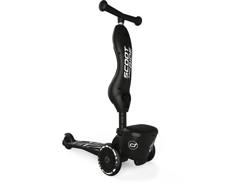 Scoot and Ride Scooter Zebra Schwarz Scooter mit Sitz