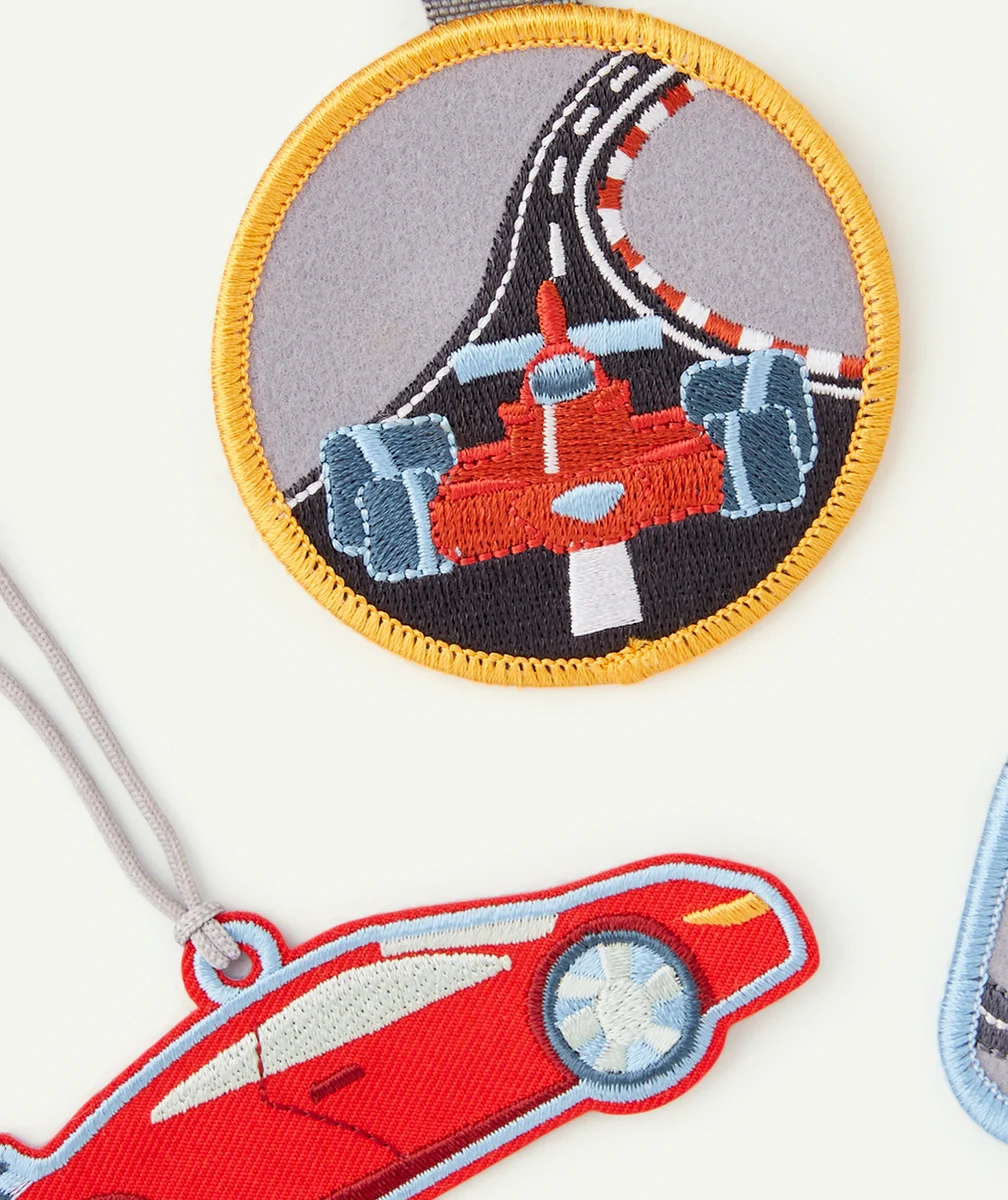 LASSIGSET DE PATCH ET ÉCUSSONS VOITURE DE COURSE