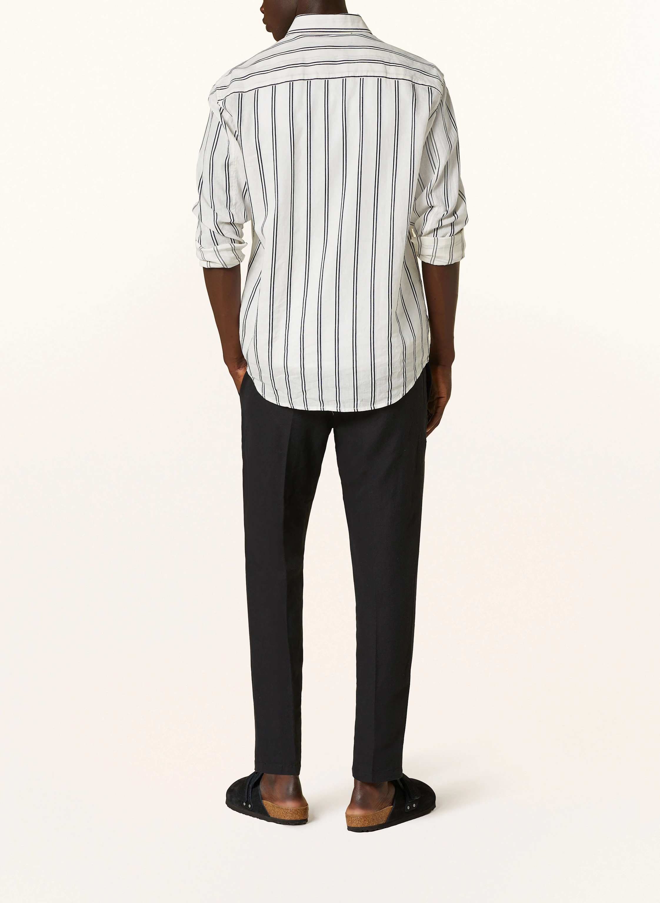 SAMSØE  SAMSØE Hose SMITHY im Jogging-Stil Slim Fit mit Leinen