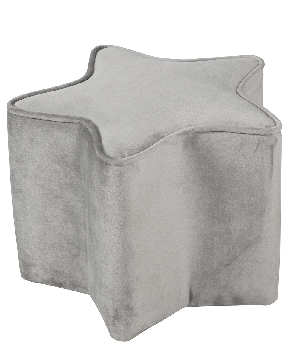 Kinderhocker Sternform LIL SOFA (Farbe: grau)