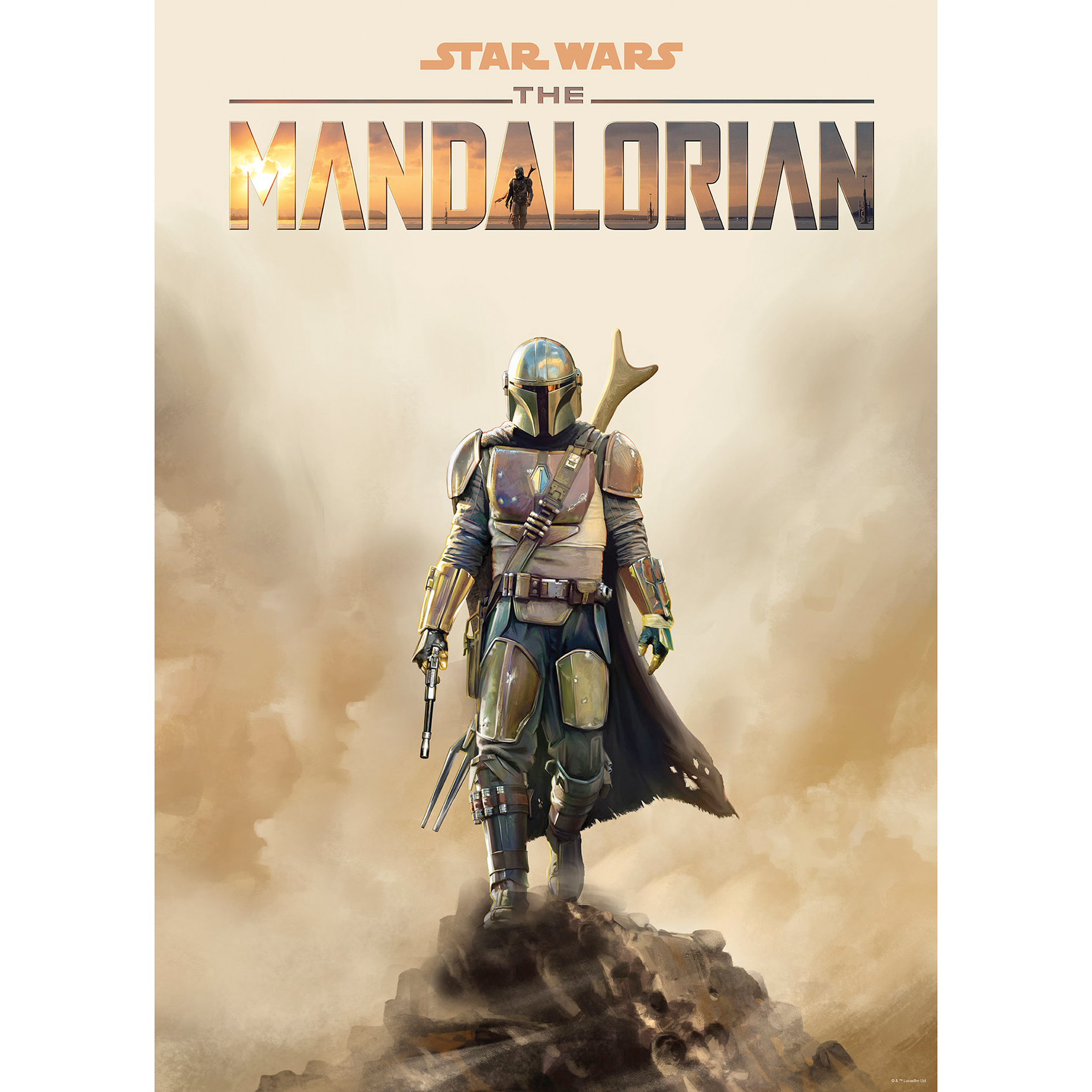 Wandbild MANDALORIAN MOVIE POSTER - 50x70 cm