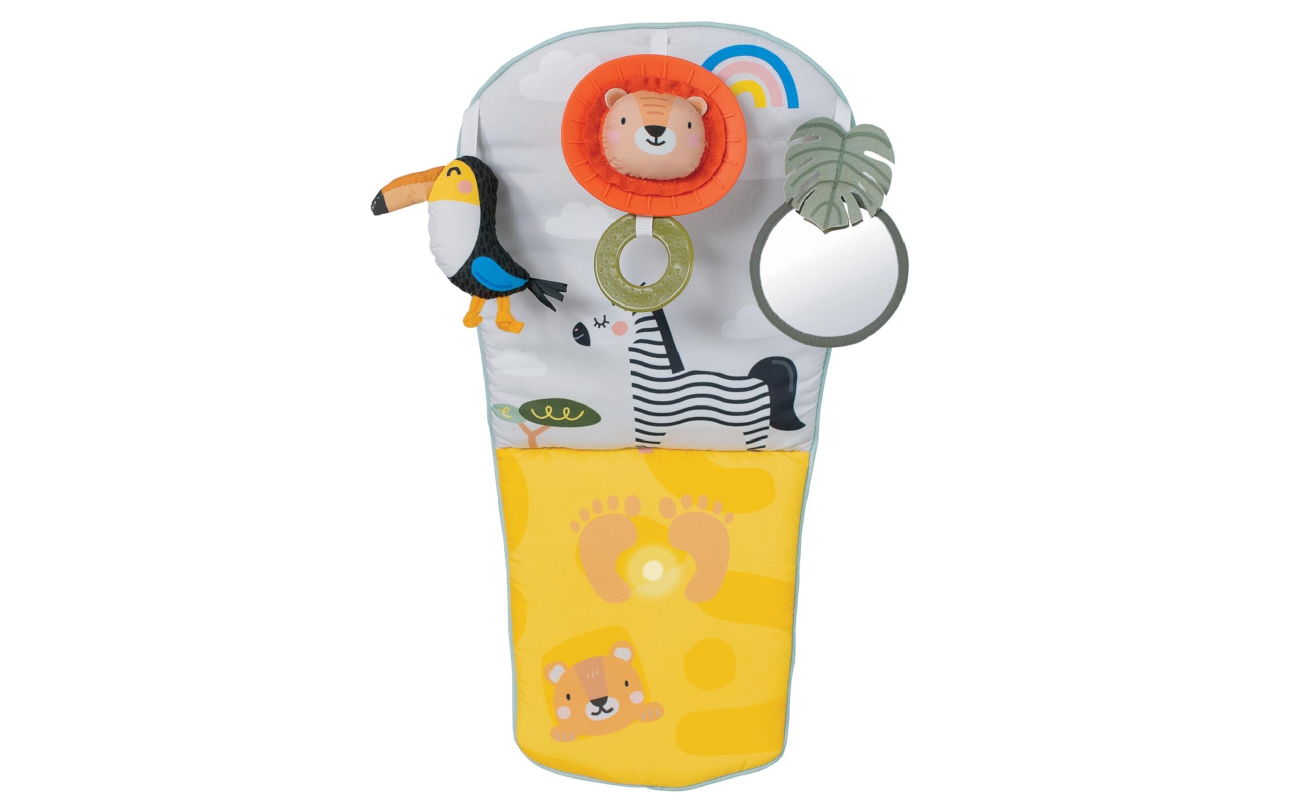 Autospielzeug Savannah 0M+Farbenfrohes Reisespielzeug für rückwärtsgerichtete Babys