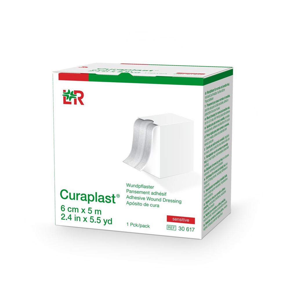 CURAPLAST Wundverband 6cmx5m hautfarbig Rolle 1 Stk