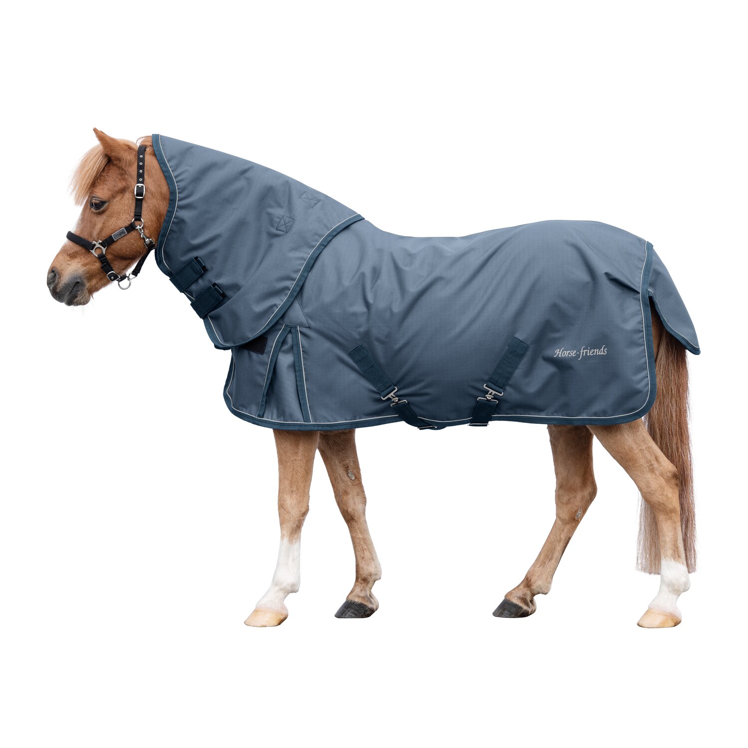 Horse-friends Outdoordecke - indigoblue