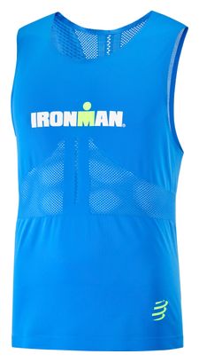Débardeur Compressport IronMan Seaside Bleu