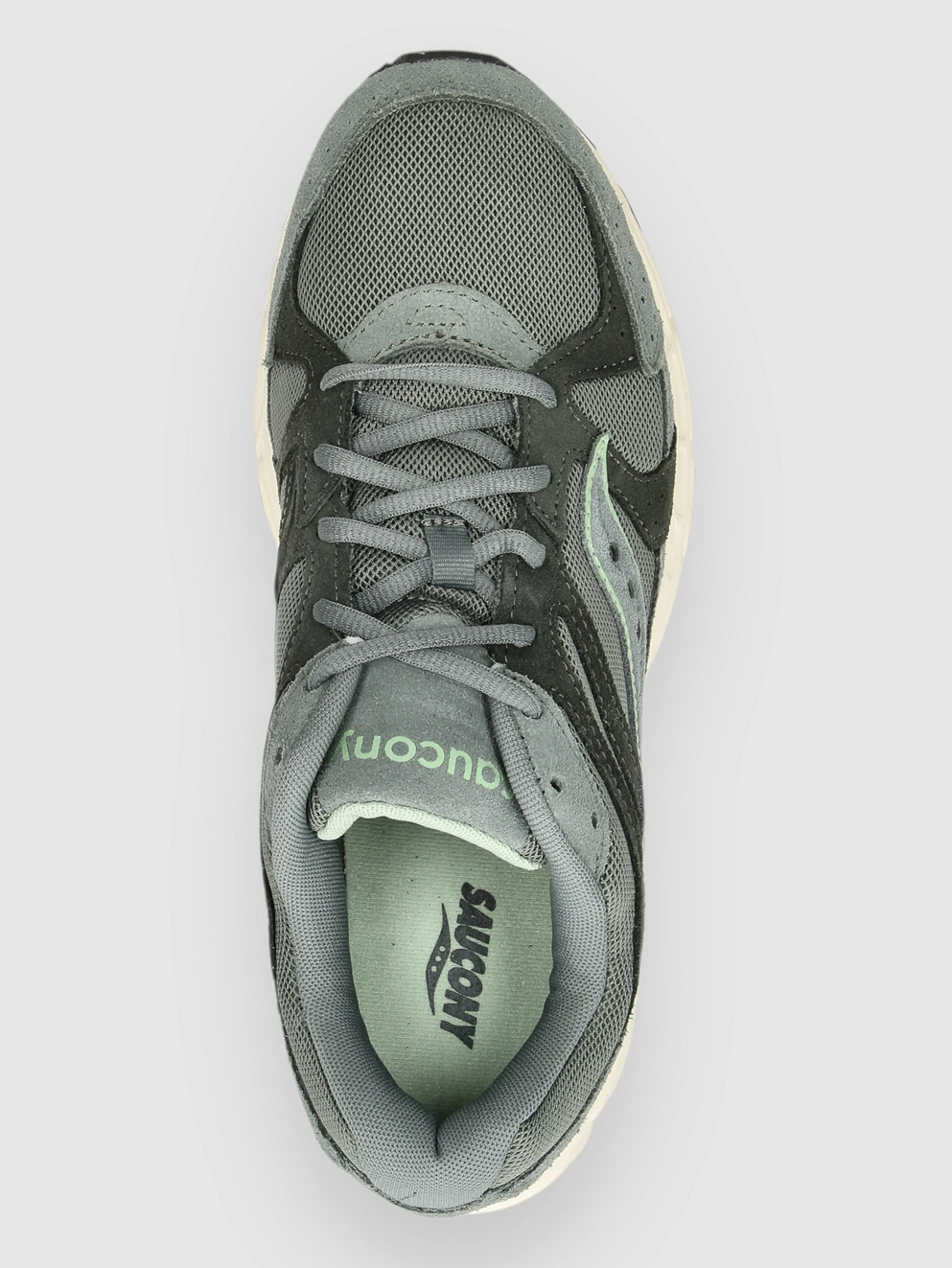 Saucony Ride Millennium Sneakers olive/off white