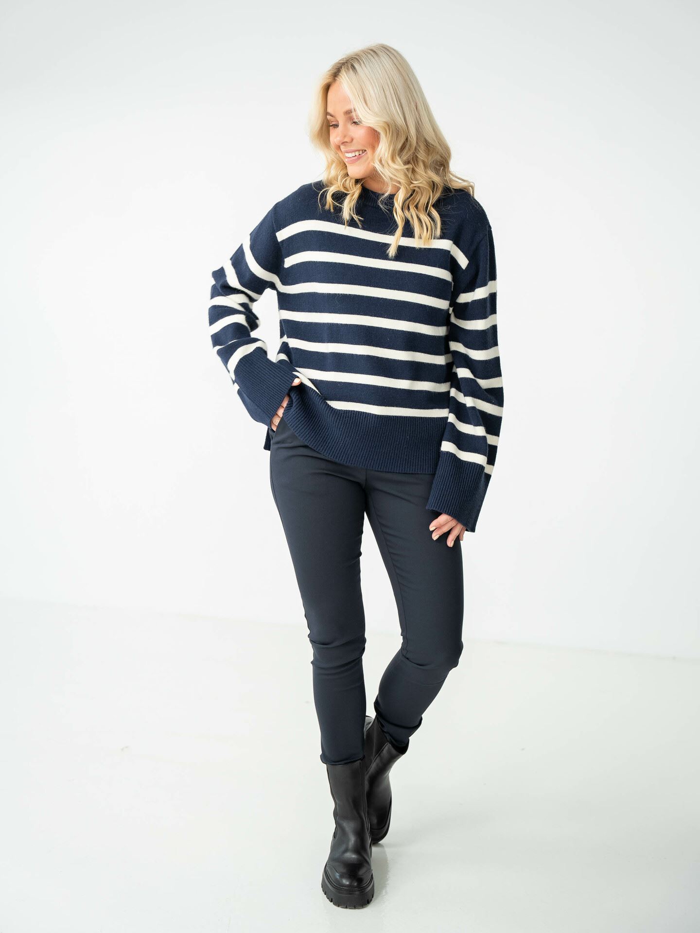 Lindsay New Knit Stripe