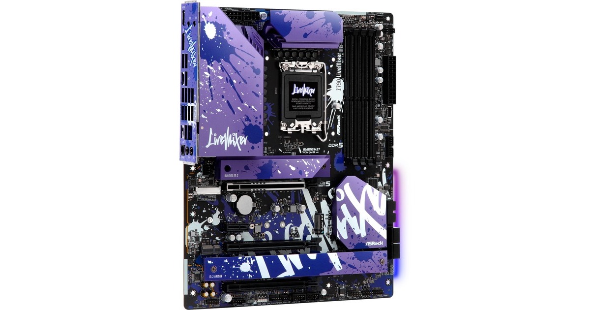 ASRockZ790 LIVE MIXER socket 1700 moederbord  (RAID, 2.5Gb-LAN, Sound, ATX)