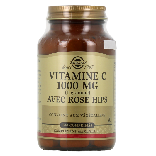 Vitamine C avec Rose Hips Solgar