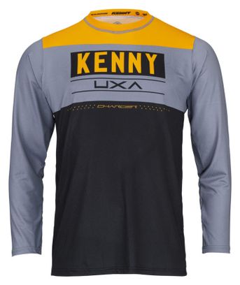 Maillot Manches Longues Kenny Charger Noir / Jaune / Gris